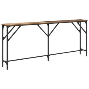 vidaXL Mesa Consola Madera Vieja 180 x 23 x 75 cm