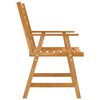 vidaXL Juego de comedor para jard&iacute;n 5 piezas madera maciza de acacia