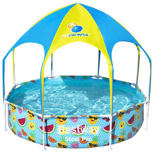 Bestway Piscina desmontable para niños Steel Pro UV Careful 244x51 cm