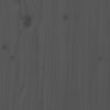 vidaXL Cabecero de cama madera maciza de pino gris 166x4x100 cm