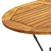 vidaXL Comedor de jard&iacute;n plegable 9 piezas de madera maciza de acacia
