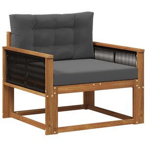 vidaXL Sof&aacute; intermedio de exterior Natural