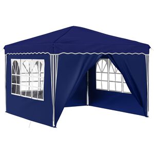 vidaXL Carpa Plegable para Fiestas Azul 288 x 288 x 245 cm Tela Oxford