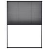 vidaXL Mosquitera plisada de ventanas aluminio gris antracita 60x80cm