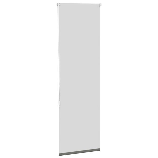 vidaXL Estor Enrollable Opaco gris 45x150 cm Tela Ancho 40,7 cm