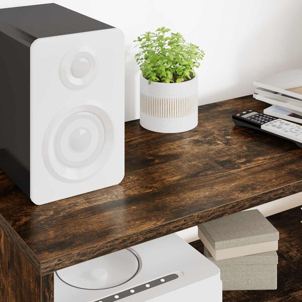 vidaXL Mueble de TV Roble ahumado 100 x 30 x 40 cm