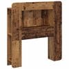 vidaXL Cabecero con armario Madera envejecida Madera de ingenier&iacute;a