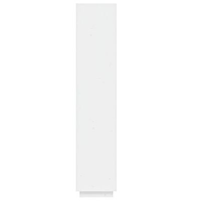 vidaXL Estantería/divisor de espacios madera pino blanco 40x35x167 cm