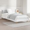 vidaXL Estructura de cama madera de ingenier&iacute;a blanca 75x190 cm