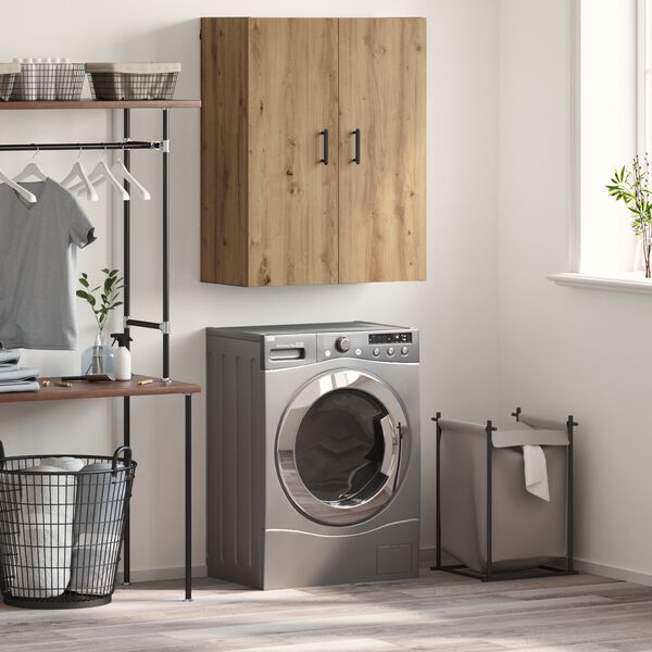 vidaXL Armario de Pared Roble artesanal 69,5 x 34 x 90 cm