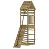 vidaXL Parque infantil con pared de escalada madera impregnada de pino