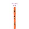 vidaXL Cuerda de barco polipropileno naranja 10 mm 25 m