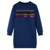 Vestido sudadera infantil azul marino 116