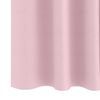vidaXL Cortinas Opacas con Anillas 2 pcs Rosa Beb&eacute; 245 x 140 cm