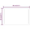 vidaXL Espejo de ba&ntilde;o con LED 50x80 cm