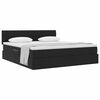 vidaXL Cama con almacenamiento Negro 160 x 200 cm Terciopelo