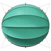 vidaXL C&uacute;pula para piscina Manual Azul 546 x 516 x 250 cm