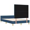 vidaXL Estructura de cama con cabecera Azul 120 x 200 cm tela