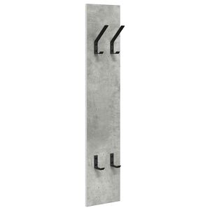 vidaXL Perchero de pared Montada en la pared Gris Concreto