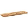 vidaXL Estante flotante madera acacia maciza acabado aceite 80x20x4 cm