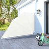 vidaXL Toldo lateral plegable de balcón color crema 160x240 cm