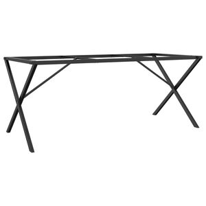 vidaXL Patas de mesa de comedor estructura X acero 160x80x73 cm