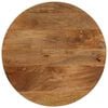 vidaXL Tablero de mesa redondo madera maciza de mango &Oslash; 50x2,5 cm