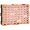 vidaXL Organizador multicajones con 64 cajones 52x16x37,5 cm