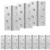 vidaXL Bisagra 24 uds. 89 x 54 x 5 mm Plateado Acero