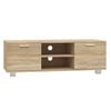 vidaXL Mueble para TV madera de ingenier&iacute;a roble Sonoma 120x40,5x35 cm