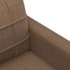 vidaXL Sillón de tela marrón 60 cm