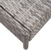 vidaXL Set de muebles de jardín 6 pzas y cojines ratán sintético gris