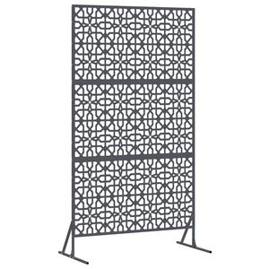 vidaXL Pantalla de Privacidad 100 x 50 x 180 cm Acero Gris antracita