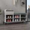 vidaXL Zapatero madera contrachapada gris Sonoma 102x36x60 cm