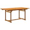 vidaXL Juego comedor de jard&iacute;n 7 pzas madera maciza acacia y textileno