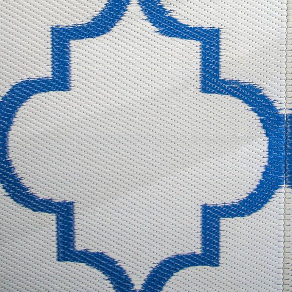 Bo-Camp Alfombra de exterior Chill mat Casablanca azul M 2x1,8 m