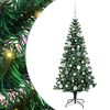 vidaXL Árbol de Navidad Artificial Preiluminado Verde 150 cm