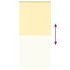 cmvidaXL Estor Enrollable Opaco Amarillo 90x210 cm Tela Ancho 85,7cm