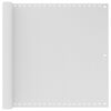 vidaXL Toldo para balc&oacute;n HDPE blanco 90x500 cm