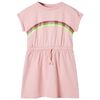 Vestido infantil con cord&oacute;n rosa claro 104