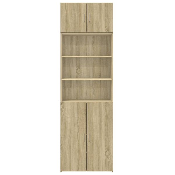 vidaXL Armario de madera de ingenier&iacute;a roble Sonoma 70x42,5x225 cm