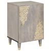vidaXL Mueble de Cuarto de Ba&ntilde;o con puerta Gris 38 x 33 x 58 cm
