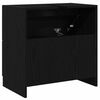 vidaXL Gabinete de Ba&ntilde;o con caj&oacute;n Roble Negro 59 x 37 x 59 cm