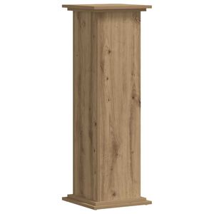 vidaXL Soportes de planta madera ingenier&iacute;a roble artisian 33x33x100cm