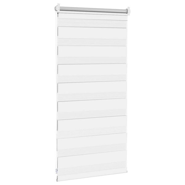 vidaXL Persiana Cebra 40 x 100 cm Blanco