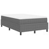 vidaXL Cama tipo Box Spring Gris claro y . 120 x 190 cm Tela de Pana