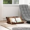 vidaXL Estante de revistas con estante Madera vieja 65 x 53 x 28,5 cm