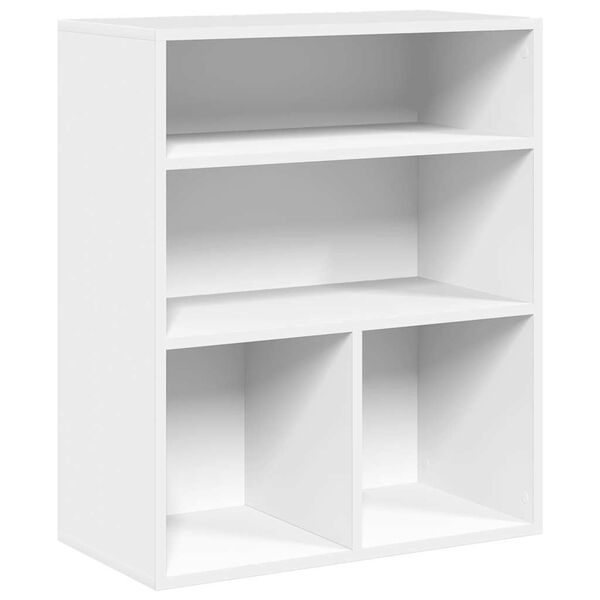 vidaXL Estanter&iacute;a librer&iacute;a madera de ingenier&iacute;a blanca 60x30x71,5 cm