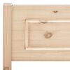 vidaXL Estructura de cama sin colch&oacute;n madera maciza de pino 100x200 cm