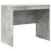 vidaXL Escritorio con caj&oacute;n 2 pcs Gris Concreto